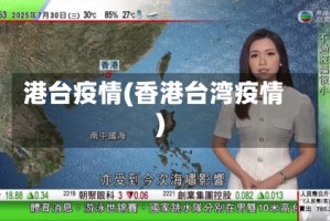 港台疫情(香港台湾疫情)