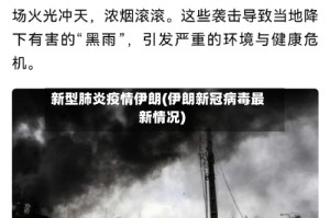 新型肺炎疫情伊朗(伊朗新冠病毒最新情况)
