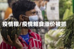 疫情粮/疫情粮食涨价被抓