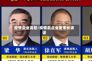 疫情企业高管/疫情后企业董事长讲话