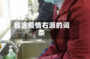 包含疫情右派的词条