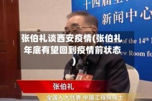 张伯礼谈西安疫情(张伯礼 年底有望回到疫情前状态)