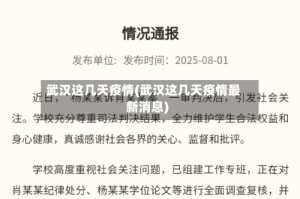 武汉这几天疫情(武汉这几天疫情最新消息)