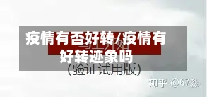 疫情有否好转/疫情有好转迹象吗-第2张图片