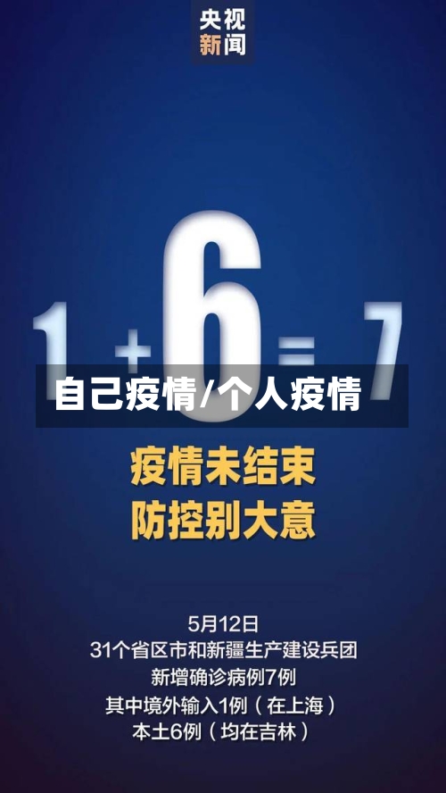 自己疫情/个人疫情-第1张图片