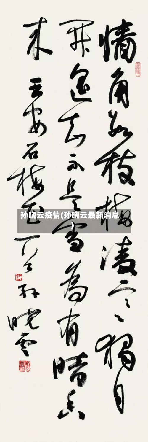 孙晓云疫情(孙晓云最新消息)-第1张图片