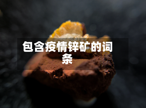 包含疫情锌矿的词条-第1张图片