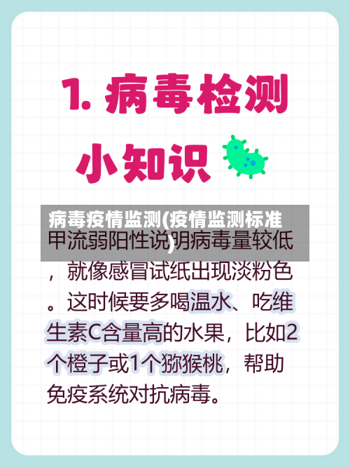 病毒疫情监测(疫情监测标准)-第1张图片