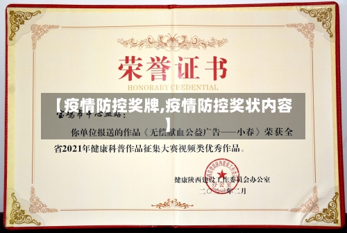 【疫情防控奖牌,疫情防控奖状内容】-第3张图片